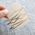 3Pcs/set Pearl Metal Gold Color Hair Clip Bobby Pin Barrette Hairband